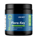 A bottle of Flora-Key, Uni Key's 5-strain probiotic formula + Inulin. 